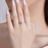 Starlit Halo Ring
